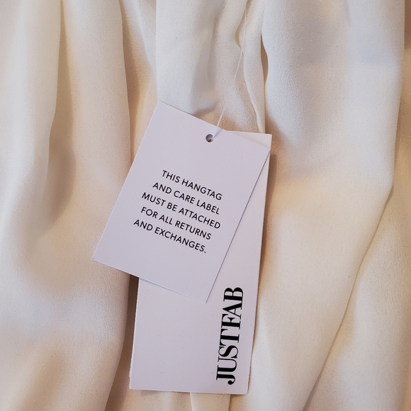 Just Fab Shirred Chiffon Harem Pants - Picture 4 of 8